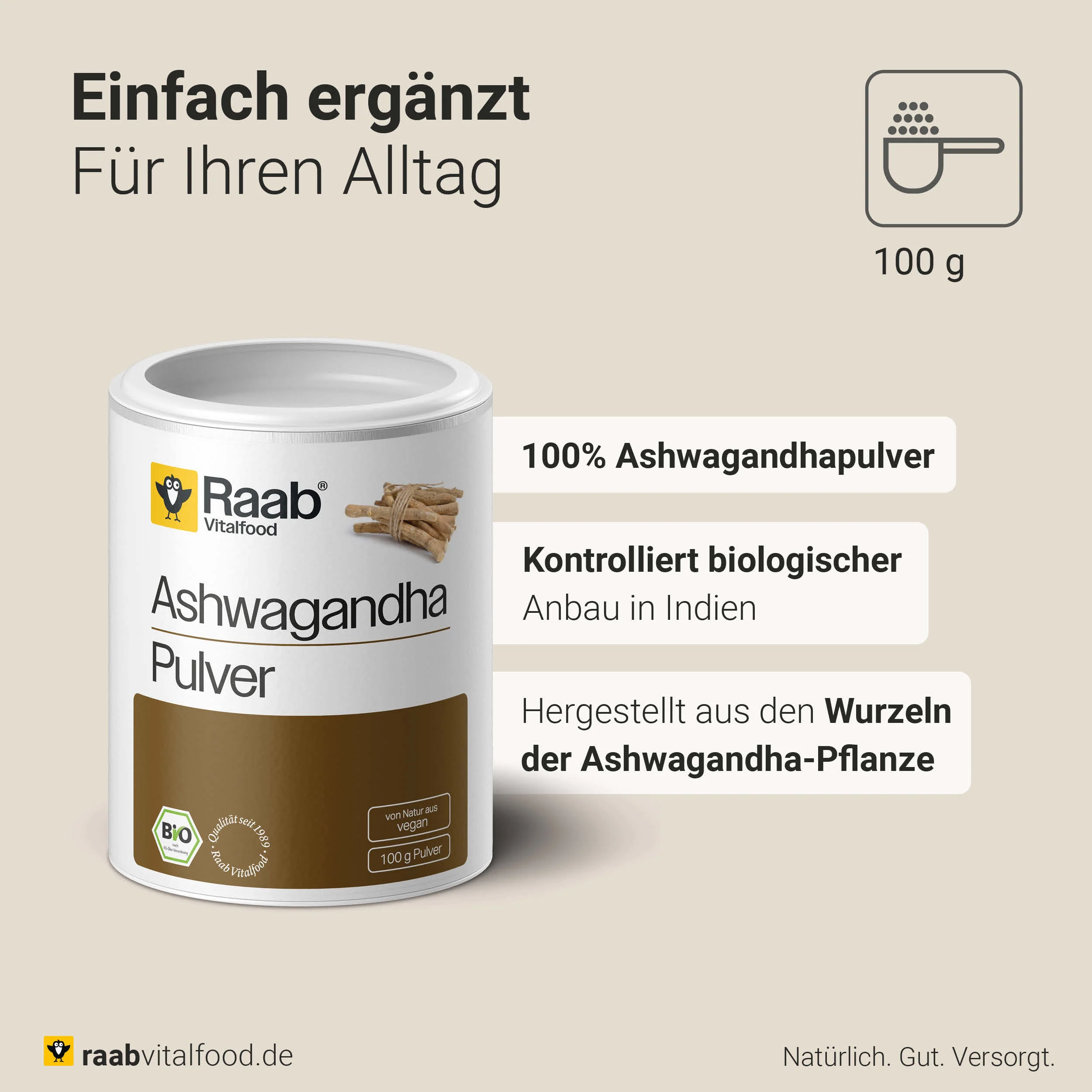 Bio Ashwagandha Pulver - Image 3
