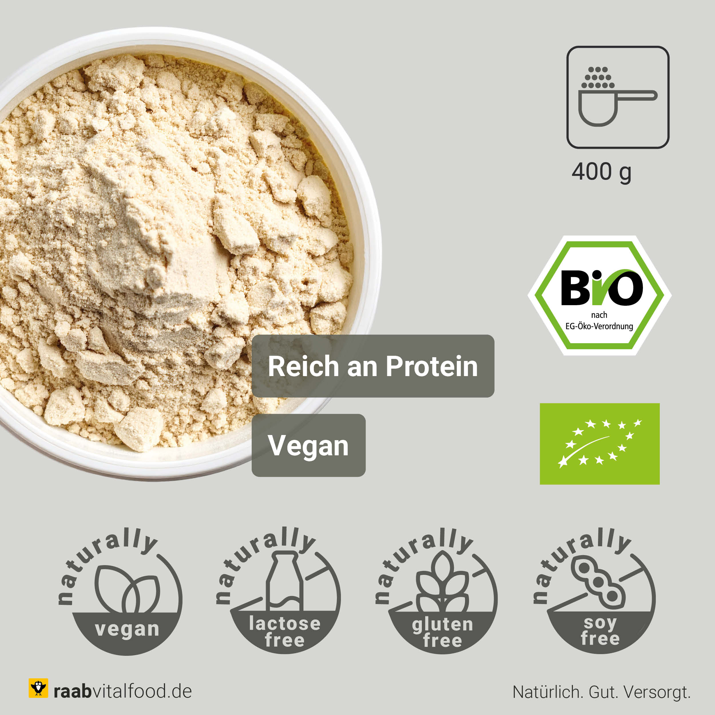 Bio Erbsenprotein Pulver - Image 2