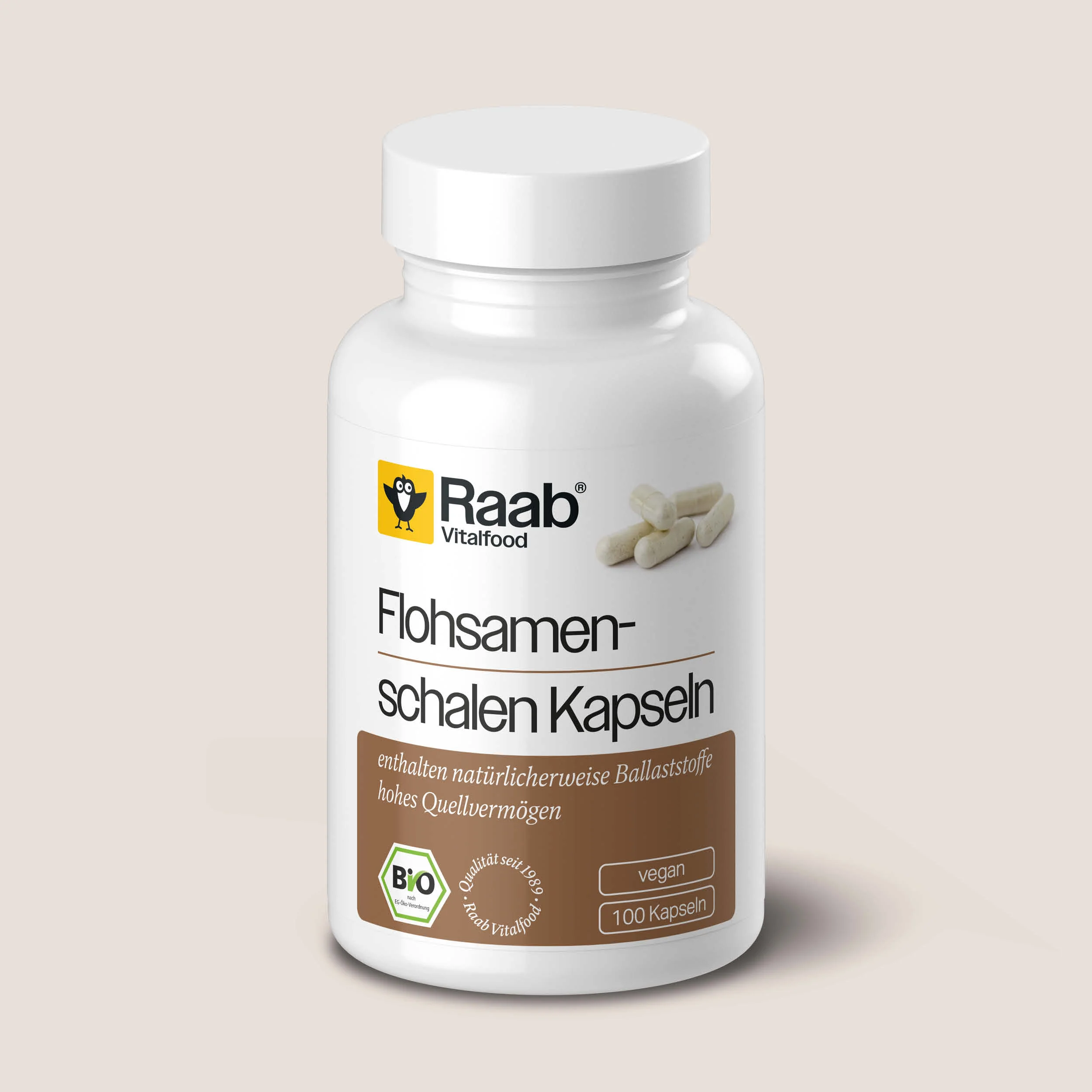 Bio Flohsamenschalen Kapseln