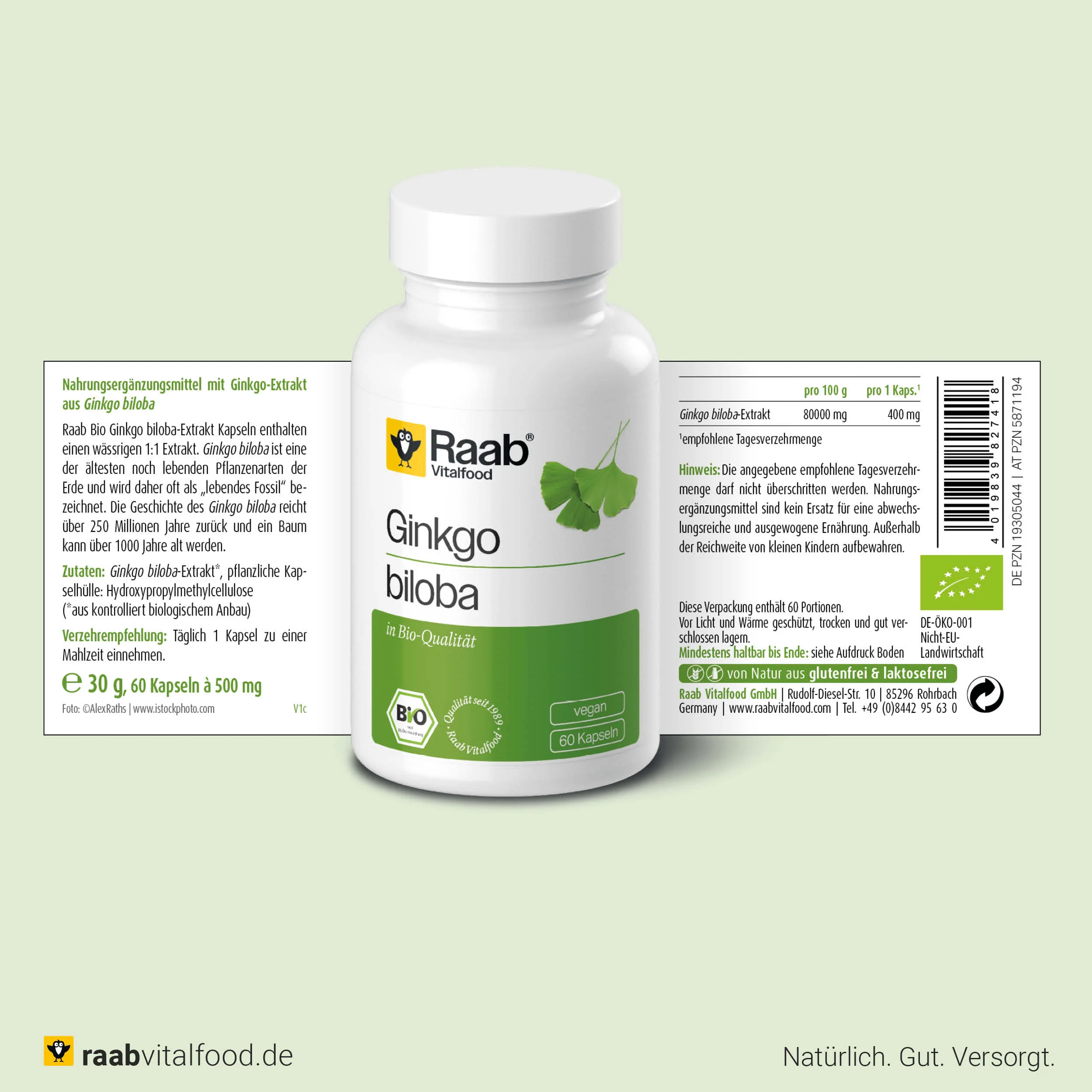 Bio Ginkgo biloba Extrakt Kapseln - Image 2