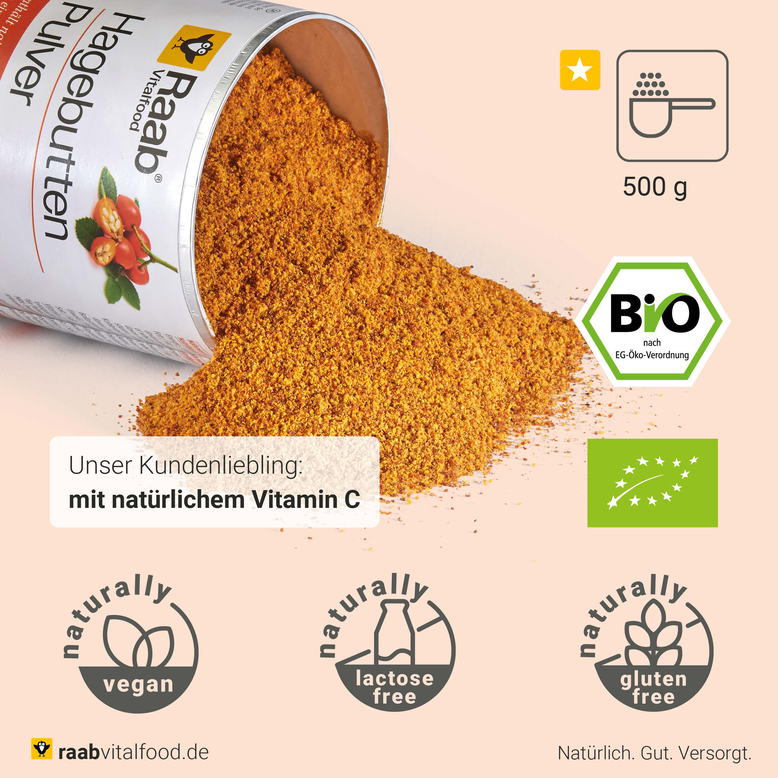 Bio Hagebutten Pulver - Image 2