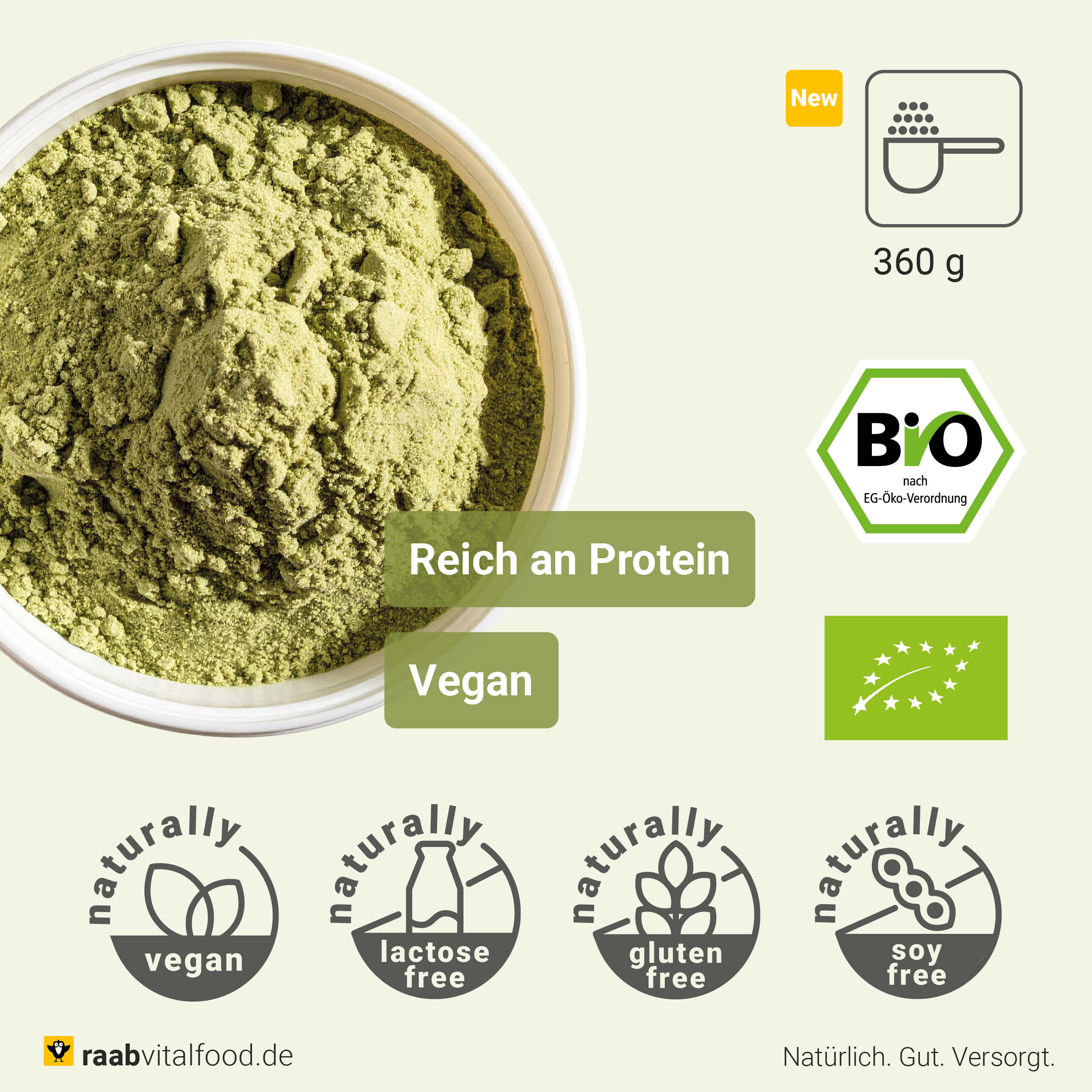 Bio Protein Shake Grün Pulver - Image 2