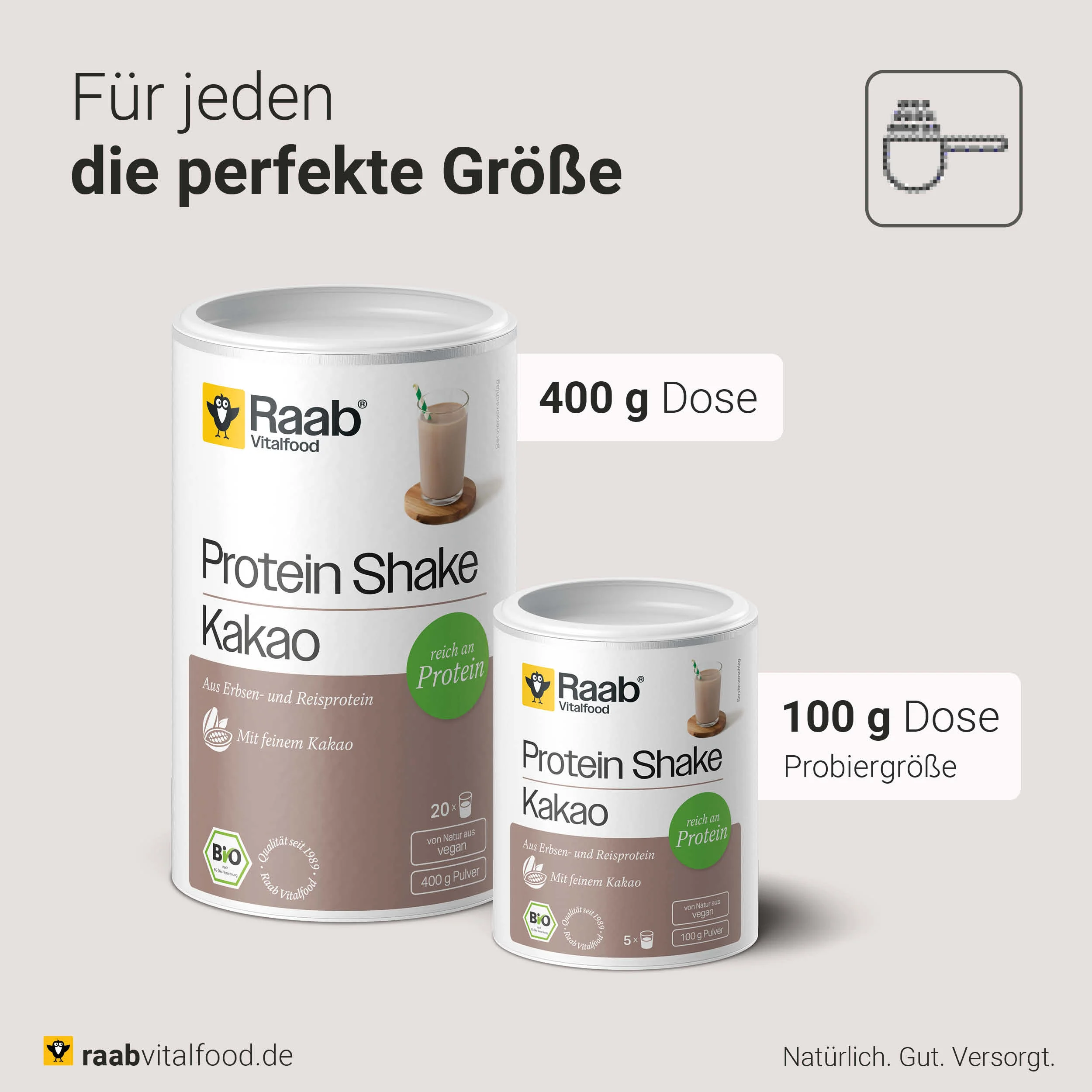 Bio Protein Shake Kakao Pulver - Image 2