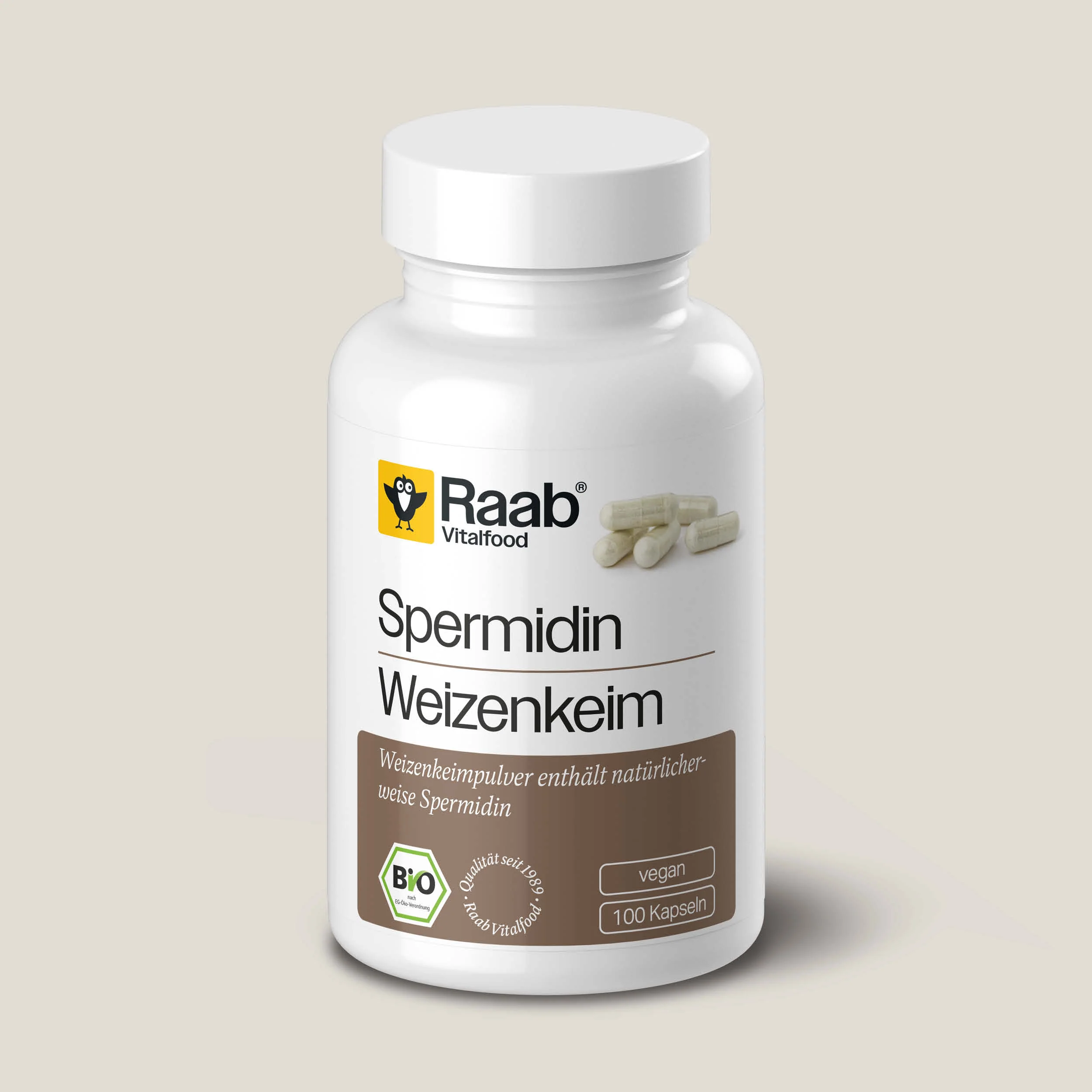 Bio Spermidin Weizenkeim Kapseln
