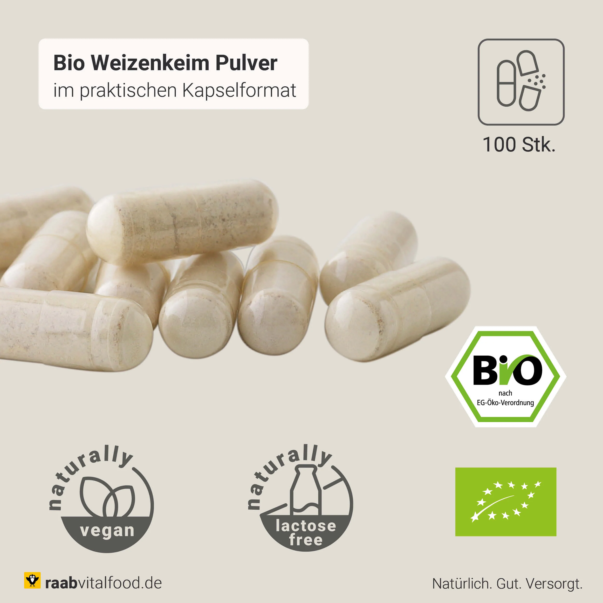 Bio Spermidin Weizenkeim Kapseln - Image 3