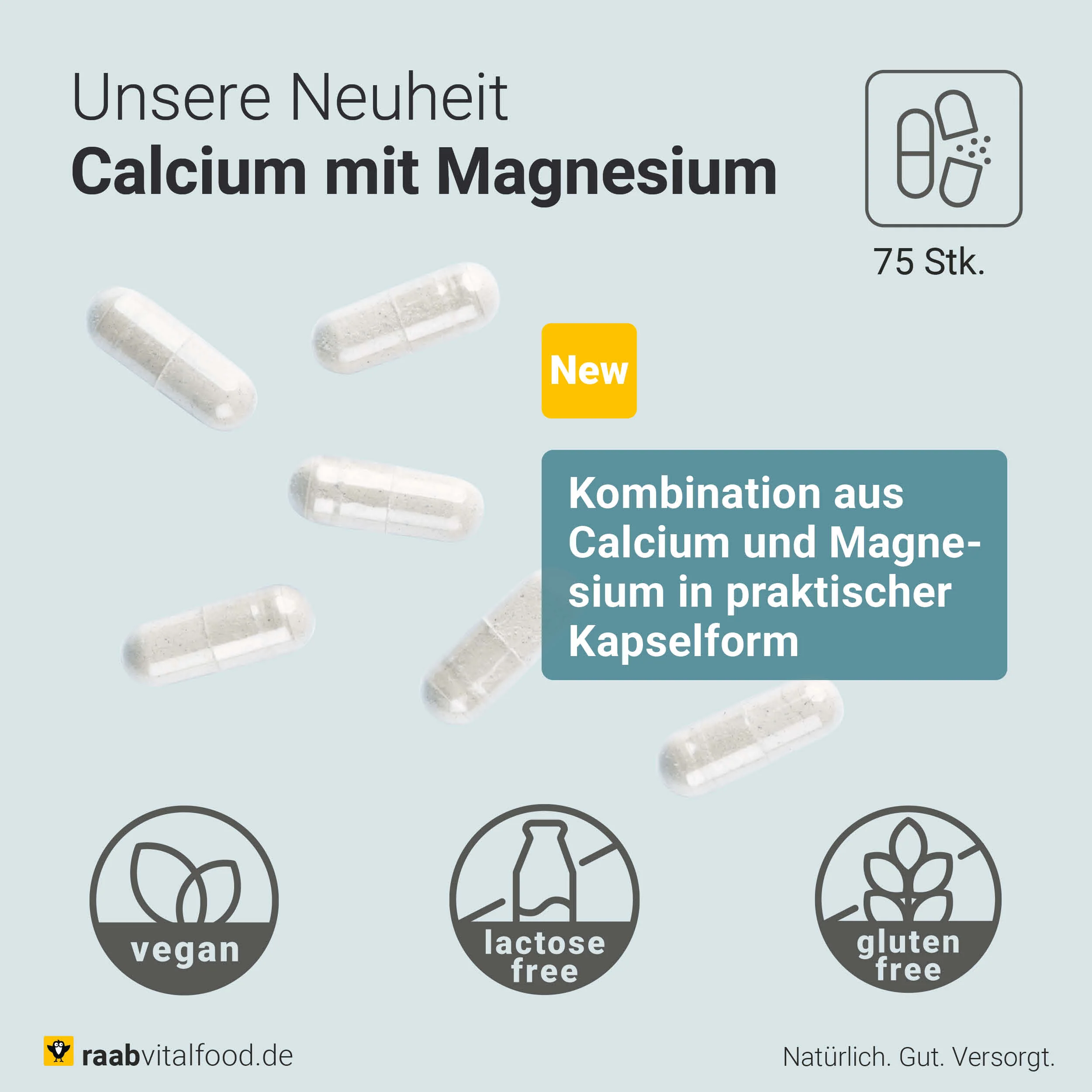 Calcium mit Magnesium Kapseln - Image 2