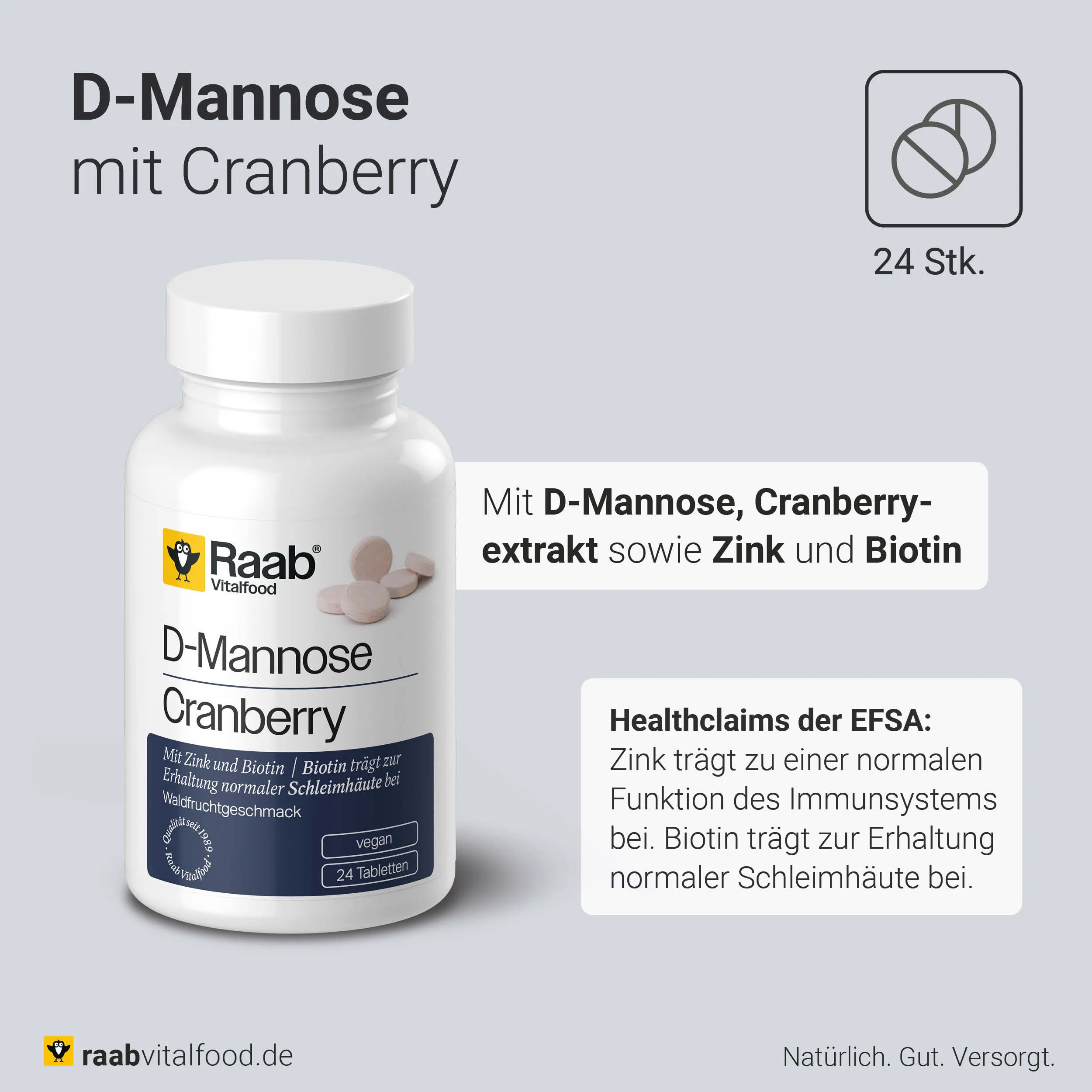 D-Mannose mit Cranberry Tabletten - Image 3