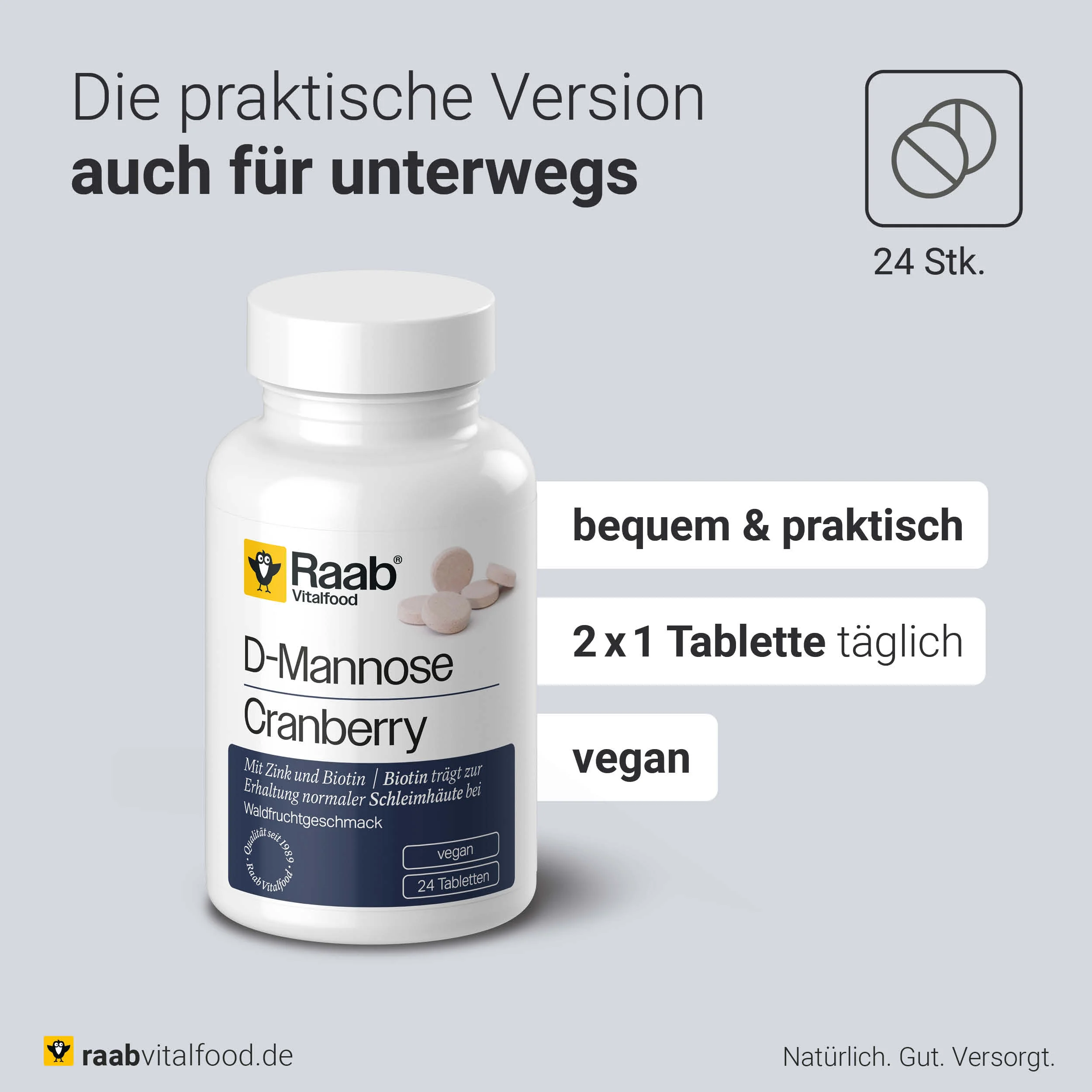 D-Mannose mit Cranberry Tabletten - Image 4