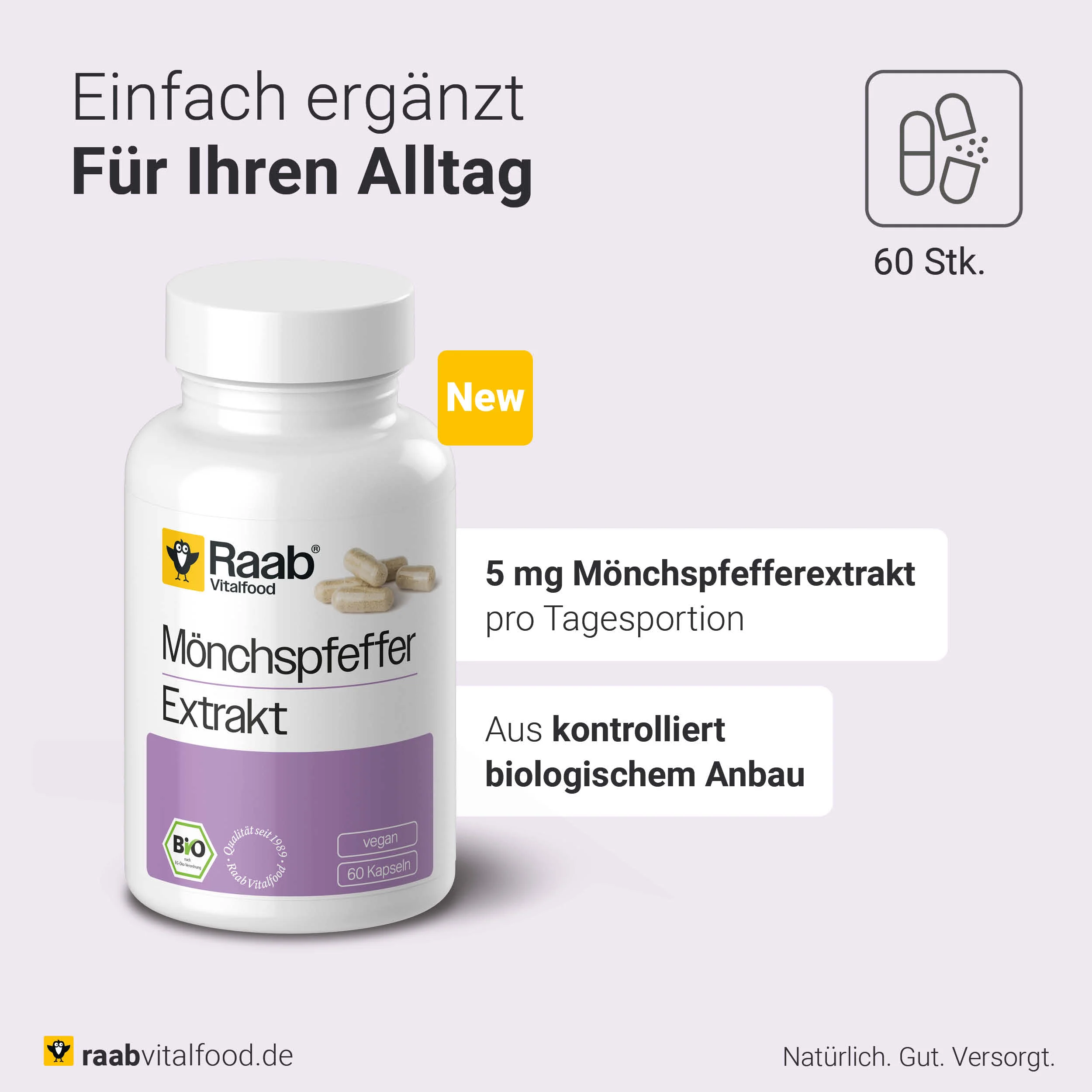Mönchspfeffer Extrakt Kapseln - Image 3