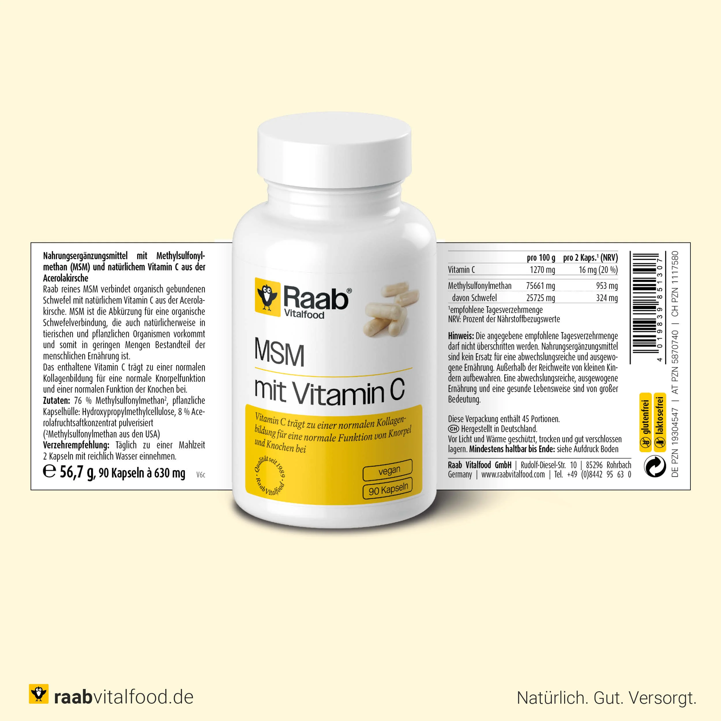 MSM mit Vitamin C Kapseln - Image 6