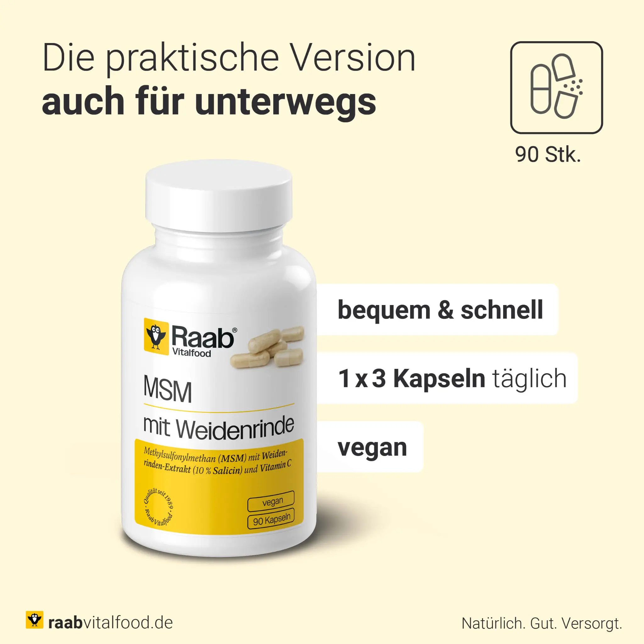 MSM mit Weidenrinde Kapseln - Image 5