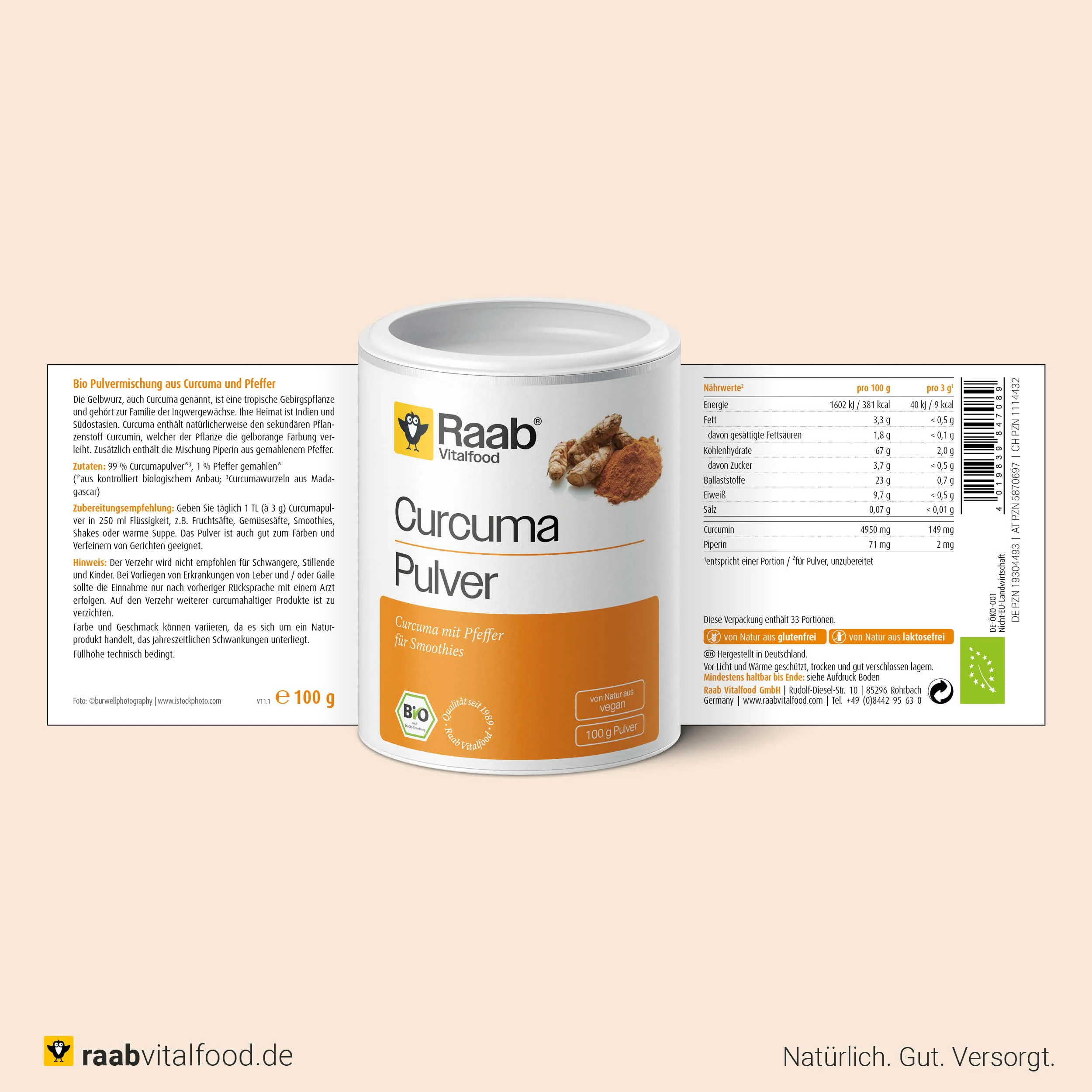 Naturland Bio Curcuma Pulver - Image 7