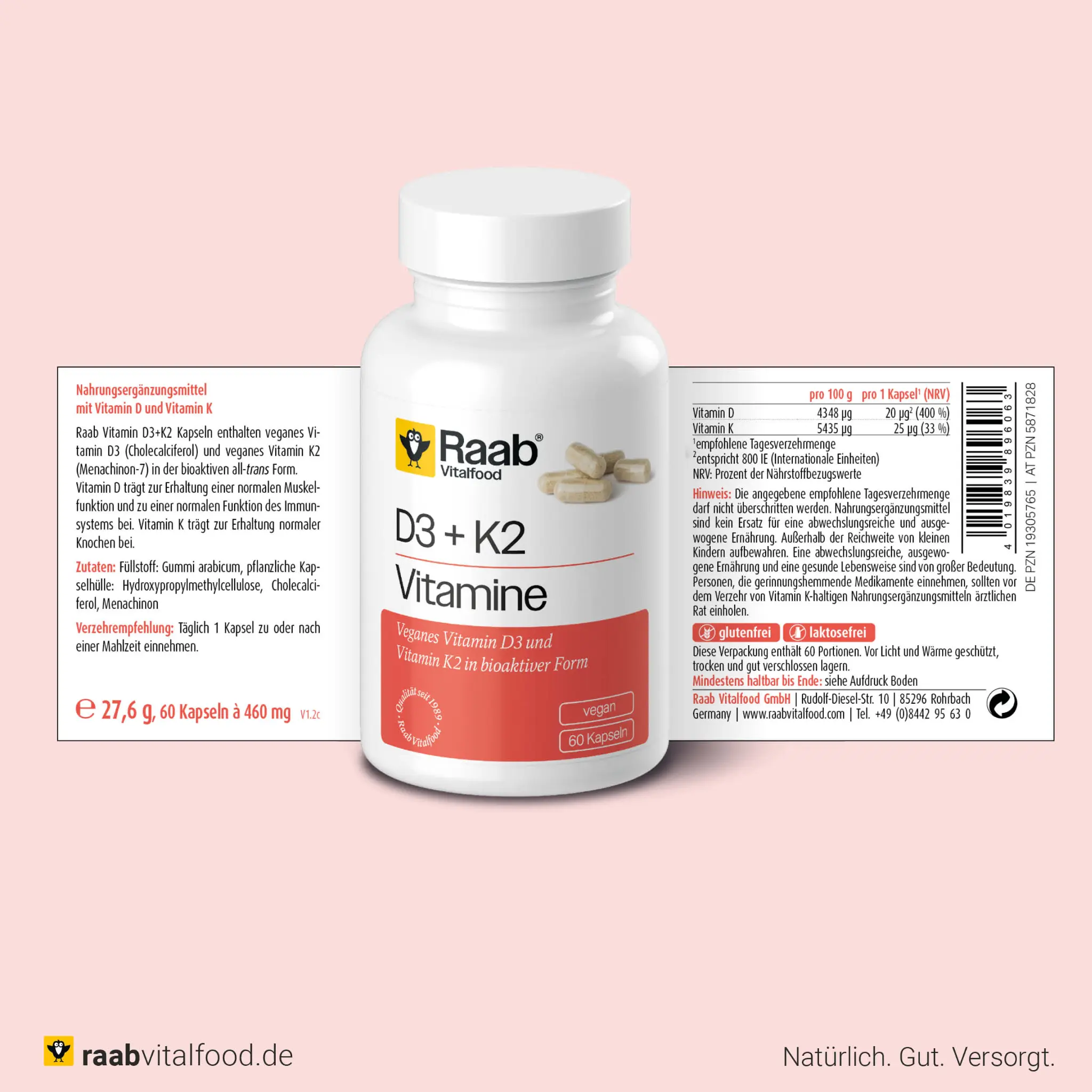 Vitamin D3 + K2 Kapseln - Image 2